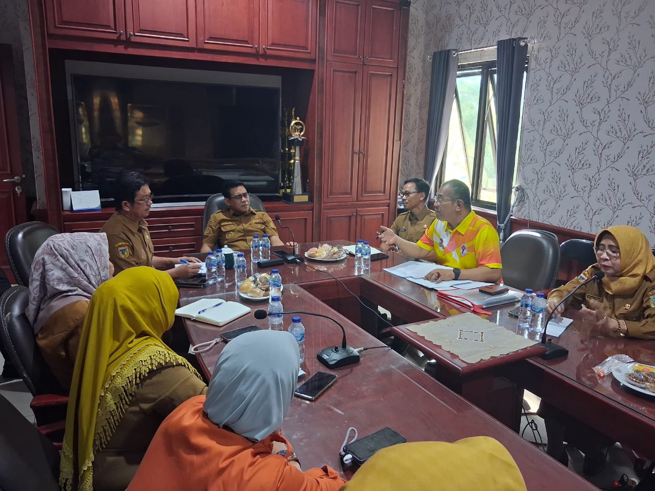 Pemkab Parimo Gelar Rapat Persiapan Kunjungan Delegasi  Kementeian UMKM bersama Badan Bank Tanah